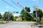 Crossing Gates Lowering and Flashers Lit #3